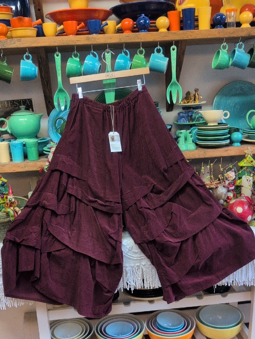 NWTO Krista Larson Stormy Pants"Garnet Cord "100% Cotton